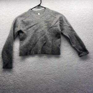 The Group by Babaton Sweater Womens Small Gray 100% Cashmere Crew neck Casual